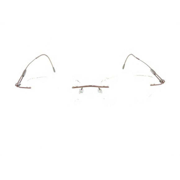 Silhouette 7534 40 6083 Titanium Brown Rimless Eyeglasses Frames 19 140 Austria - Picture 6 of 13